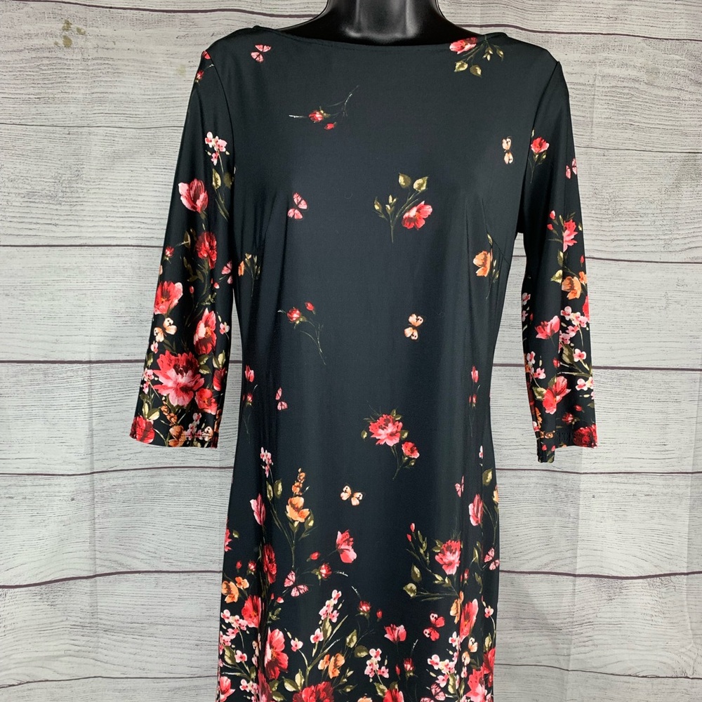 Primark Floral Black Dress